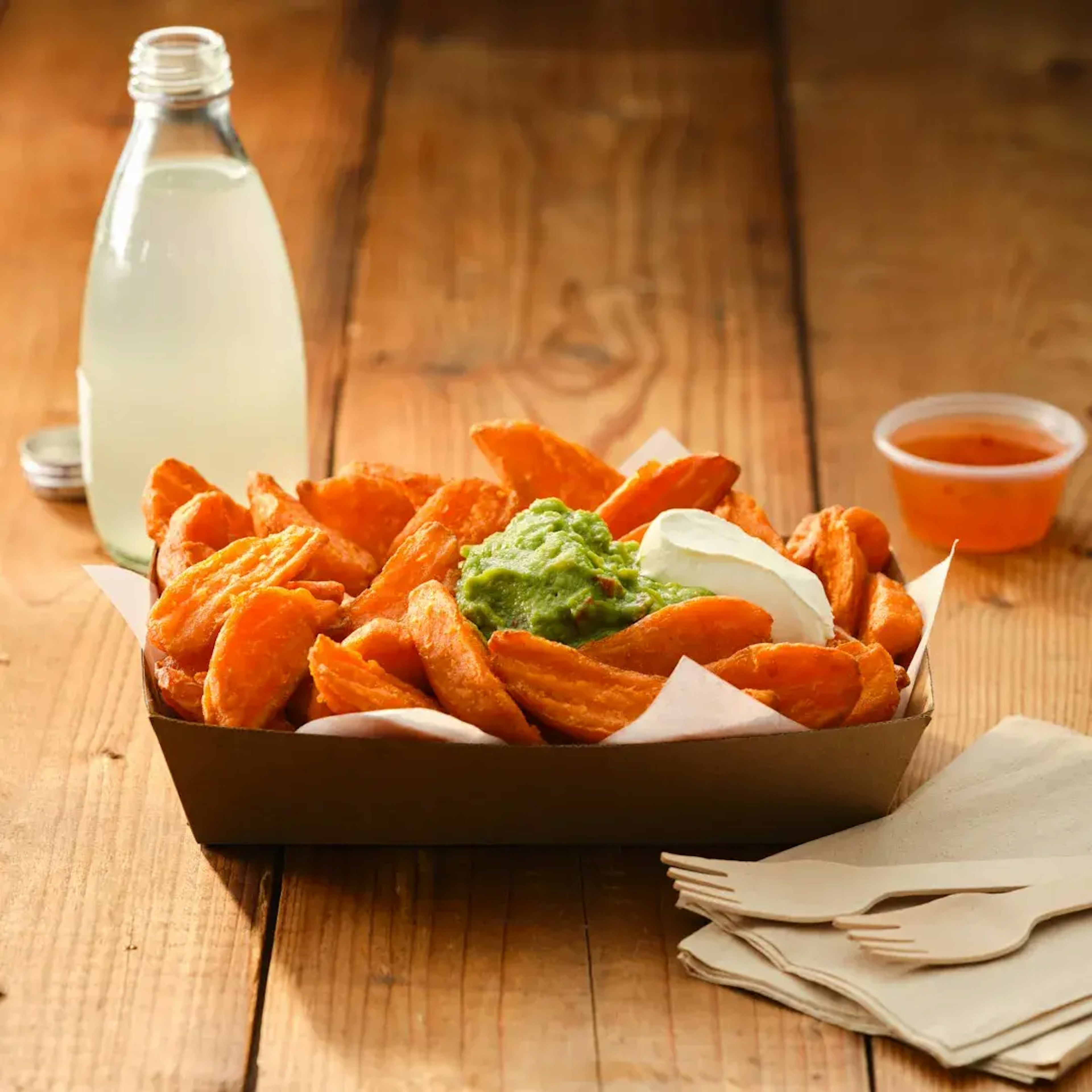 Loaded Sweet Potato Wedges