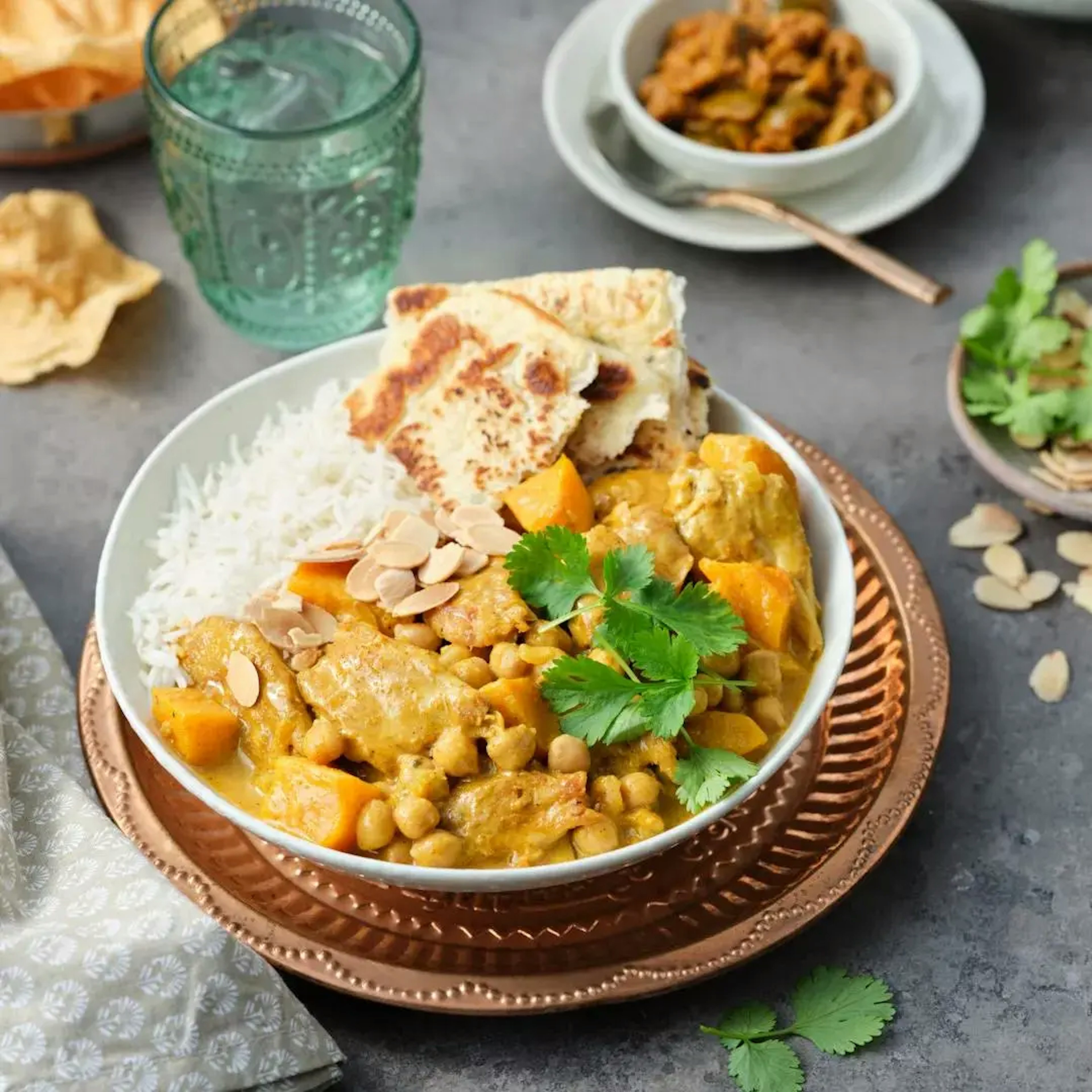 Korma Curry Recipe Card