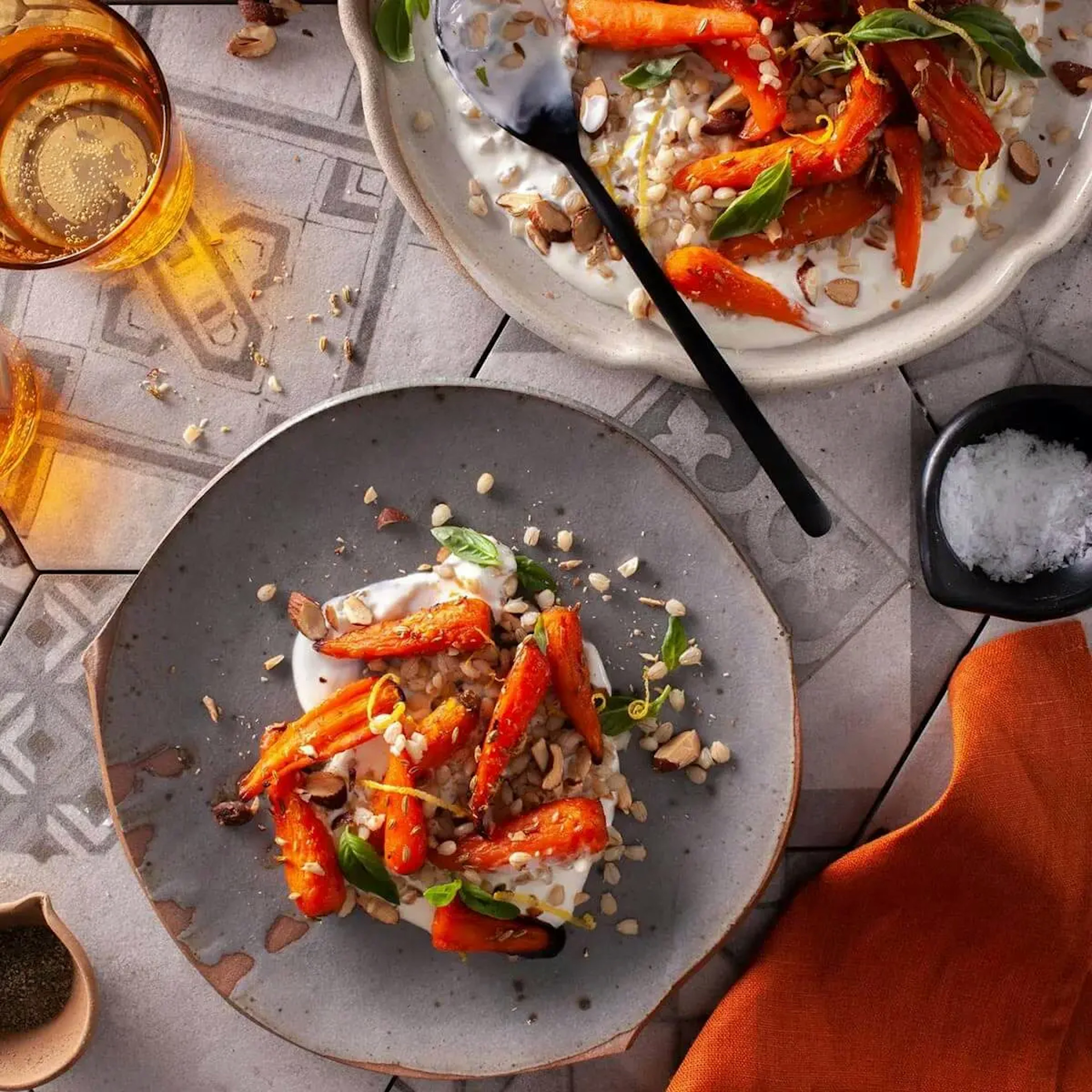 Carrots, Barley & Smoked Yoghurt Recipe Card