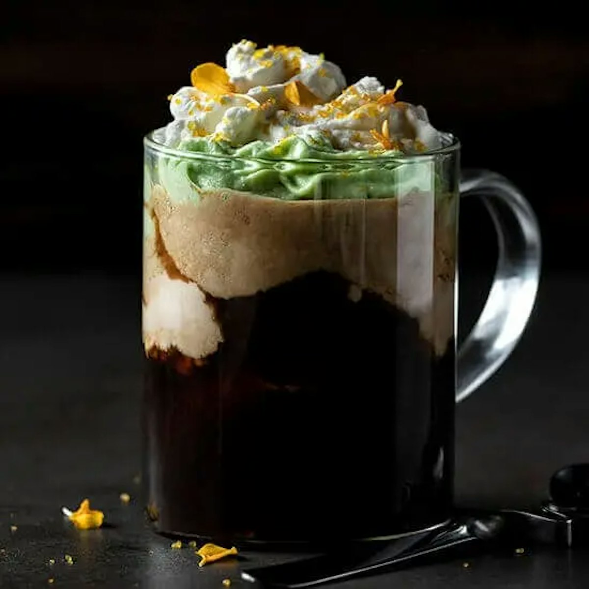 Avocado and Coconut Cold Foam Coffee Recipe Card