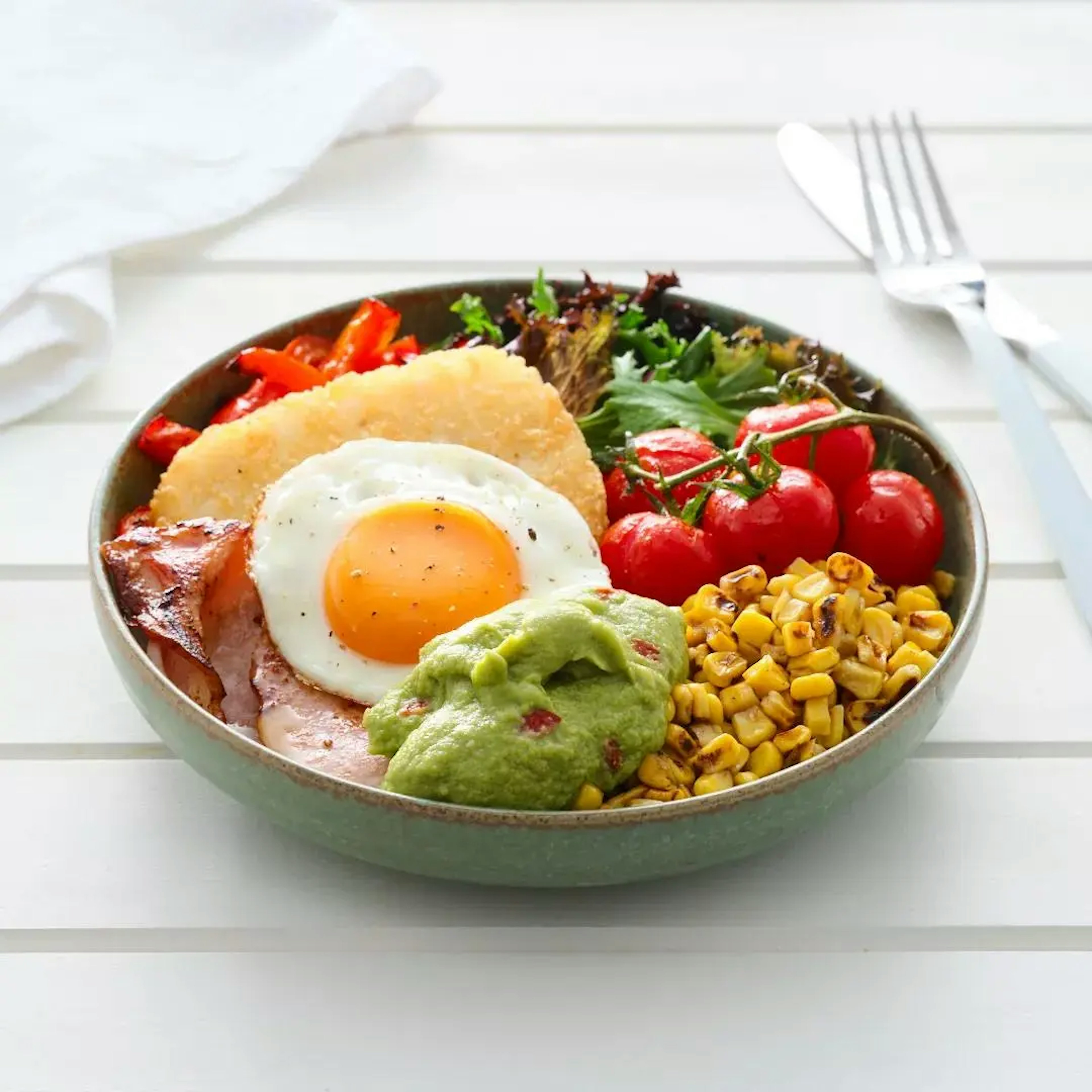 Southwest Style Brunch Bowl Recipe Card