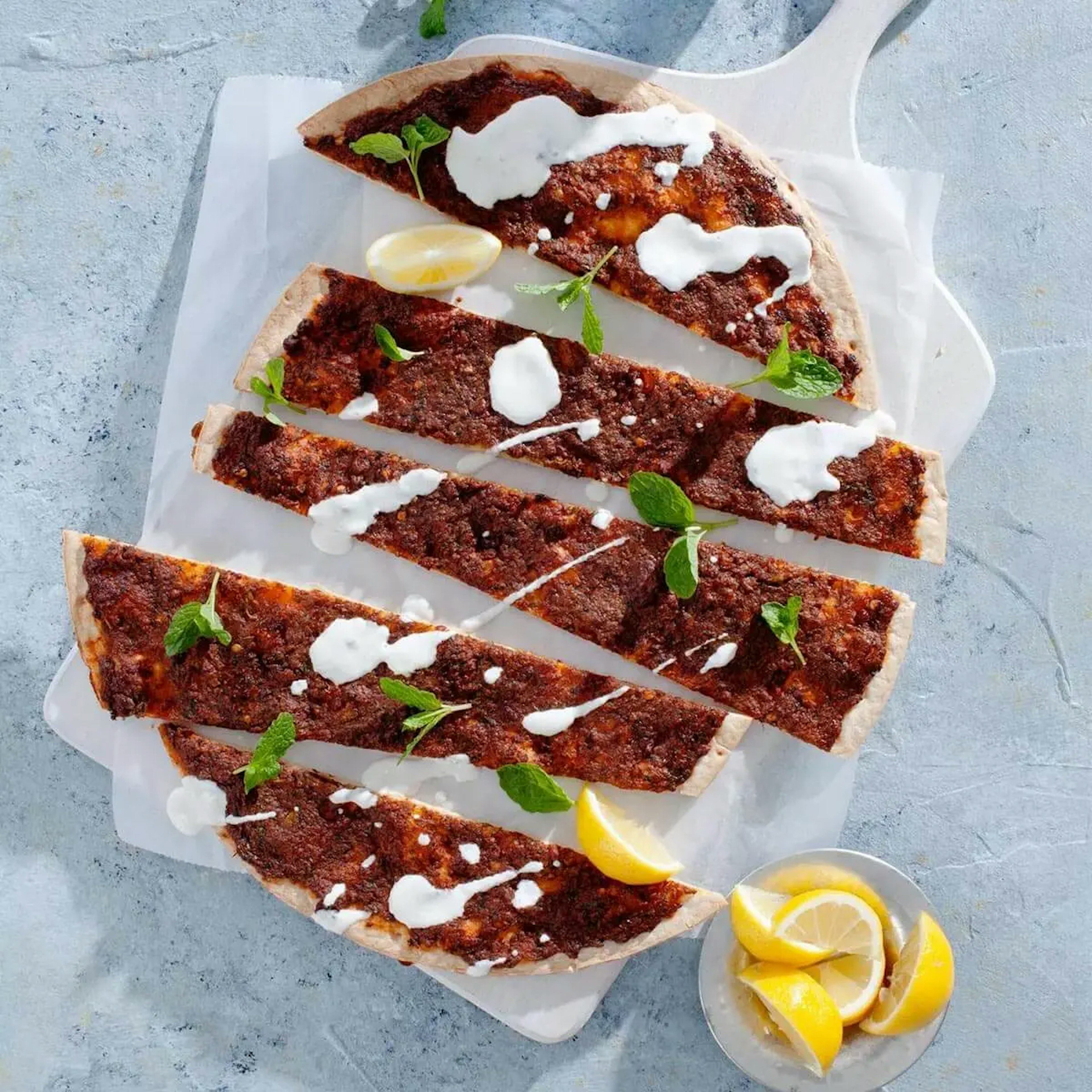 Lahmacun Pizza Recipe Card