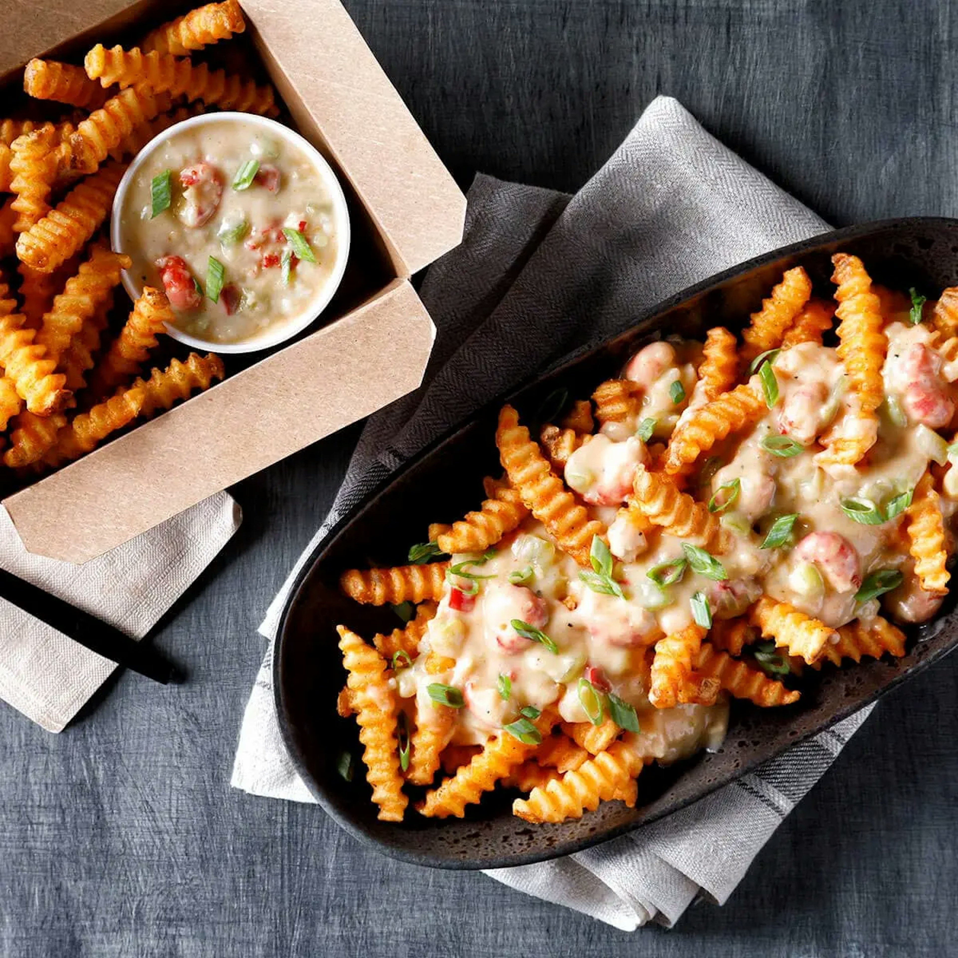 Etouffee Loaded Fries Recipe Card