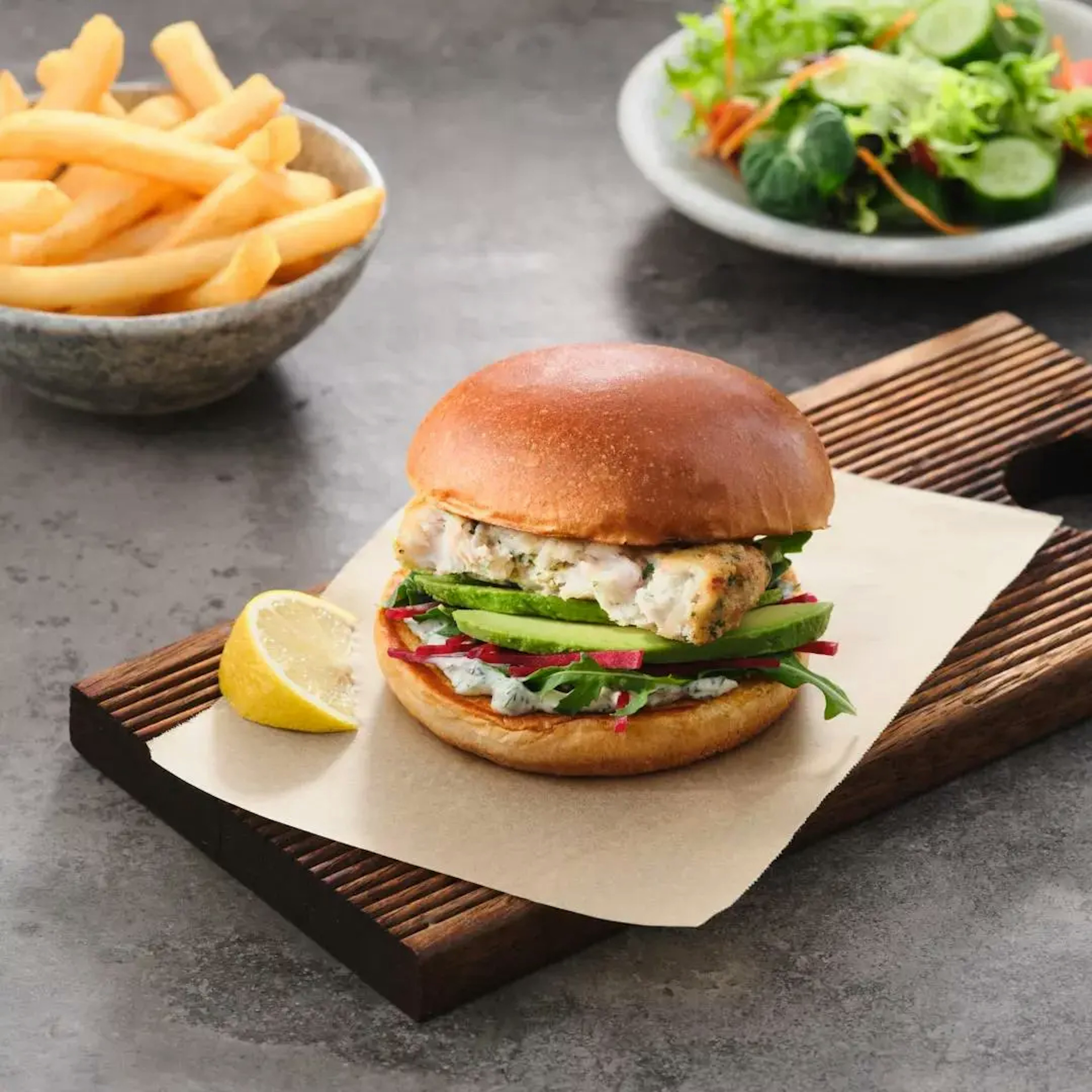 Barramundi Burger with Dill and Caper Aioli Recipe Card