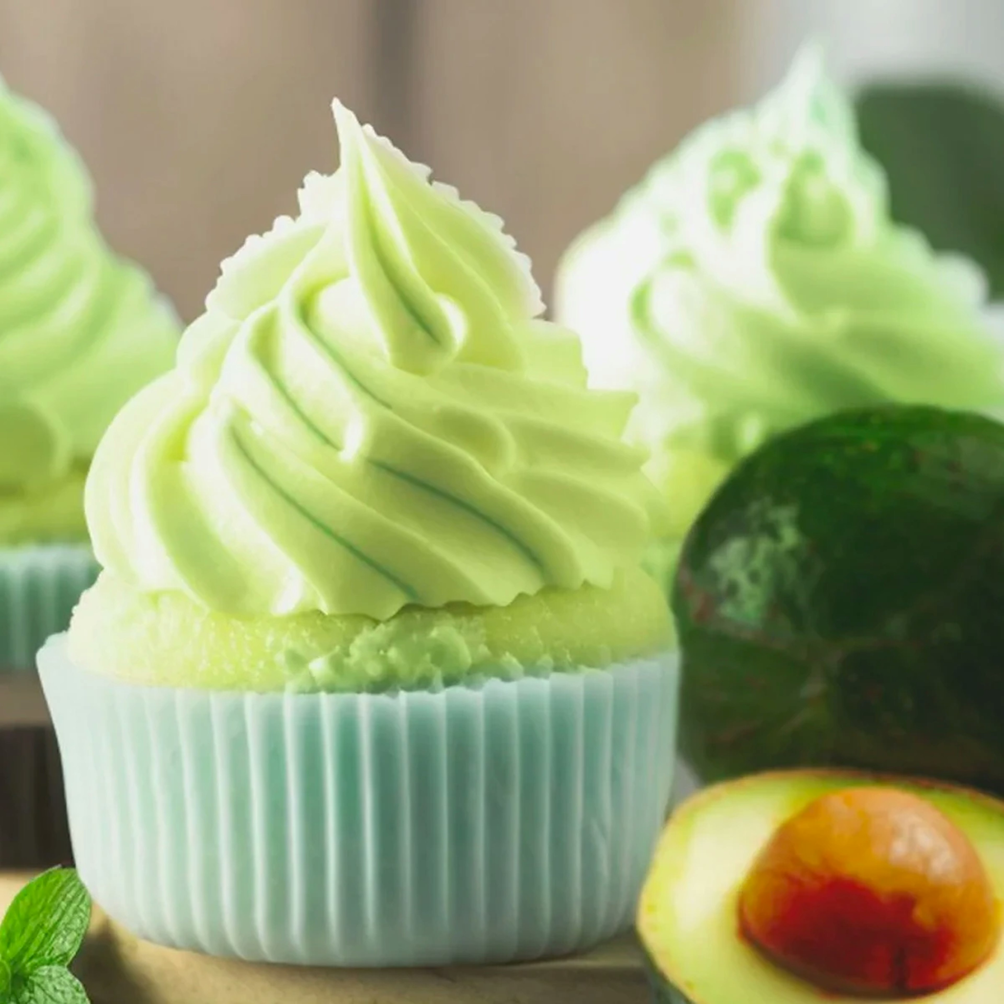 Avocado Cupcakes