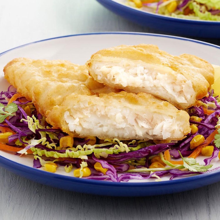 Crispy Battered MSC Alaskan Pollock 140g Product Card