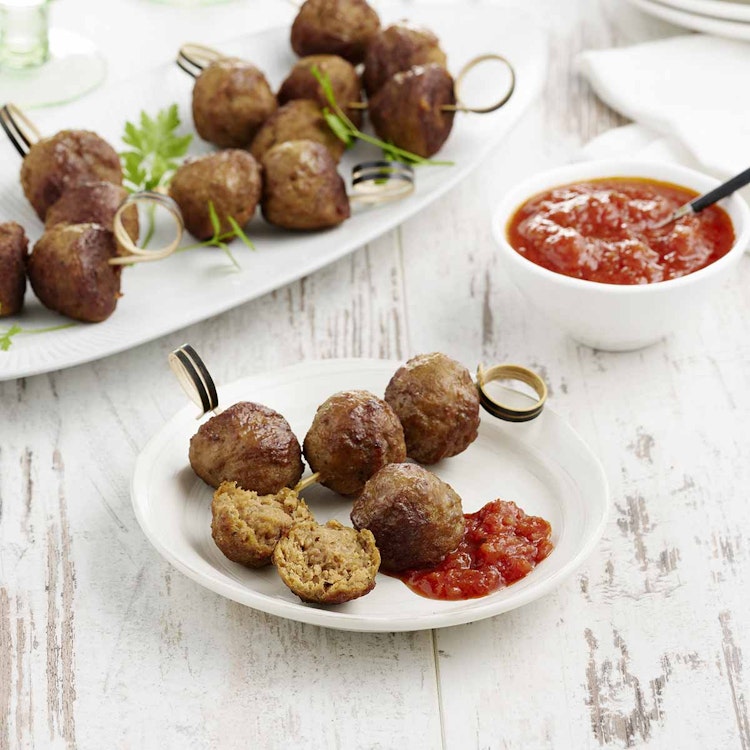 Fully Cooked Beef Meatballs Product Card