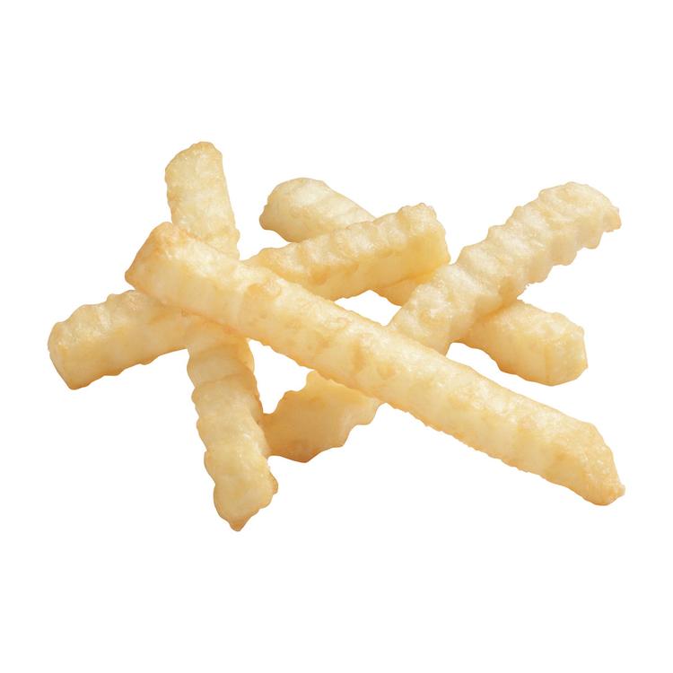Ovenable 1/2" Battered Crinkle Cut French Fries Product Card