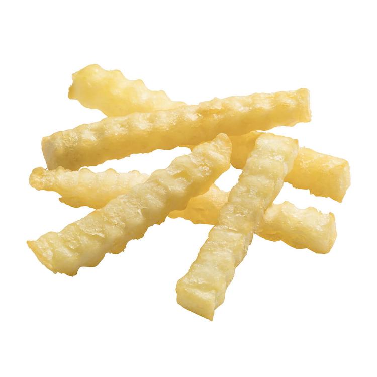 Clear Coated Crinkle Cut Fries Product Card