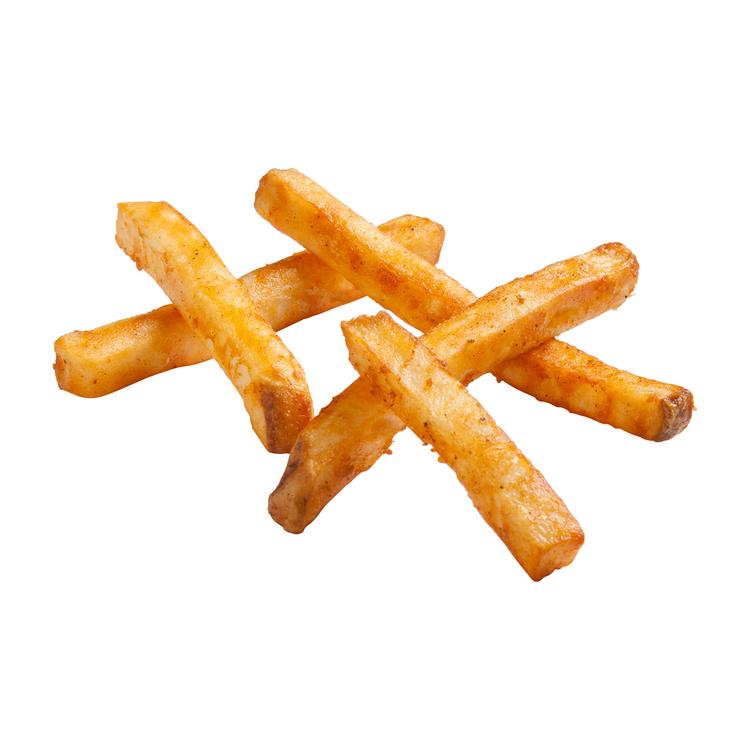 Savory Battered Straight Cut Fries, Skin On Product Card