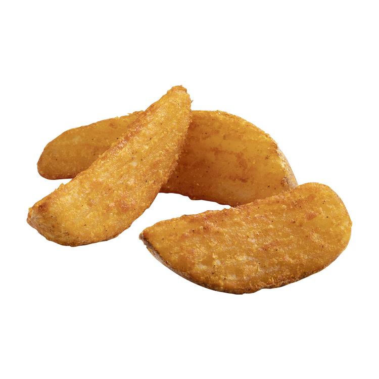 Savory Battered 6 Cut Crinkle Cut Wedges, Skin On Product Card