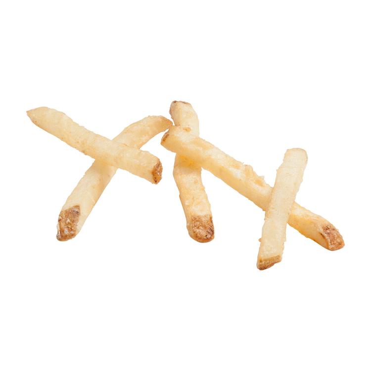Battered Straight Cut Fries, Skin On Product Card