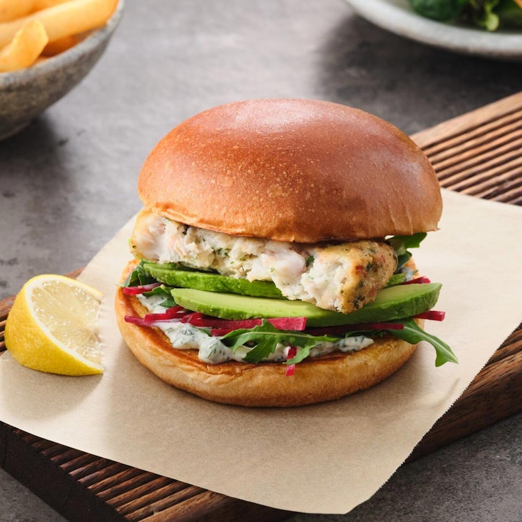 Barramundi Burger  Product Card