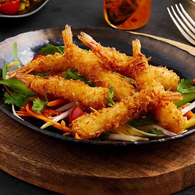 Coconut Crumbed Prawns Product Card