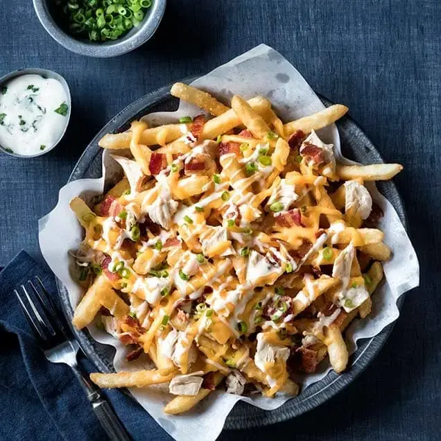 Chicken, Bacon and Ranch Poutine Recipe Card