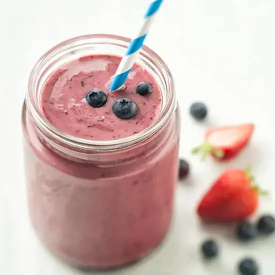 Pacific Berry Smoothie Recipe Card