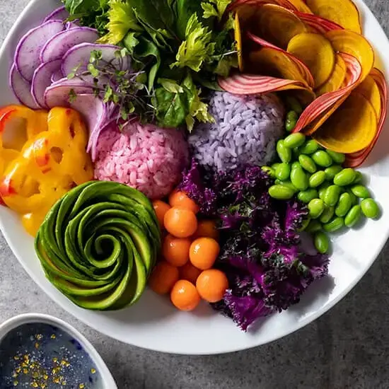 Unicorn Salad with Purple Glitter Dressing Recipe Card