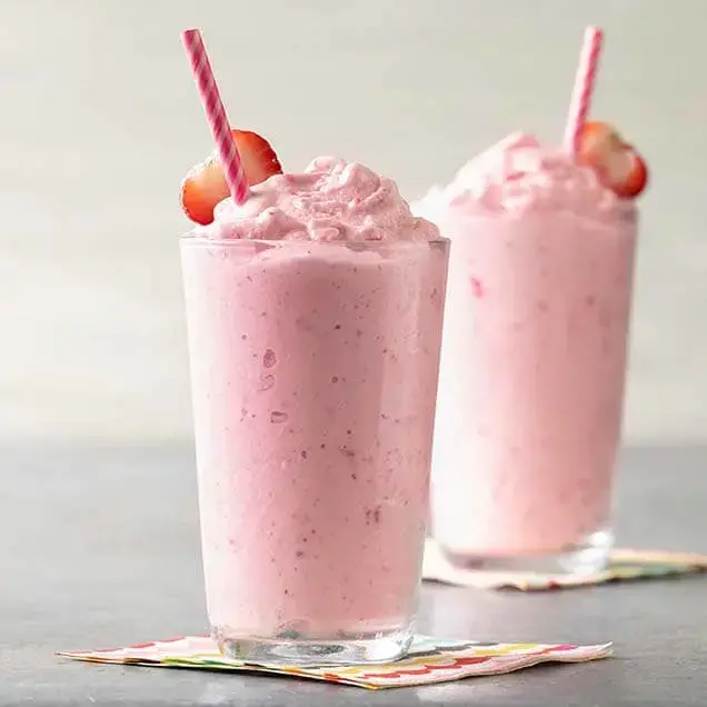Strawberry Milkshake Recipe Card