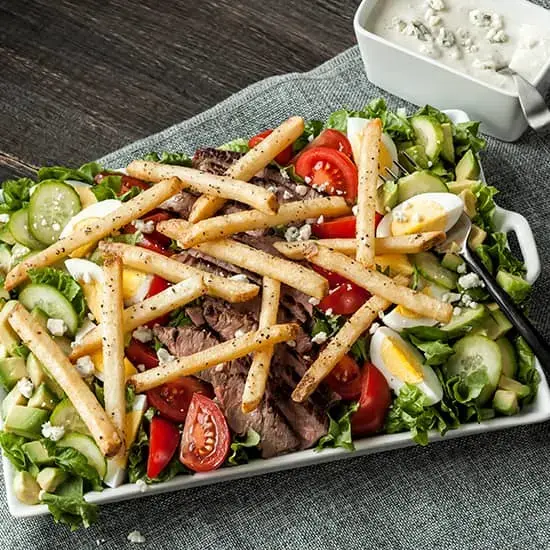 Pittsburgh Steak Salad Recipe Card